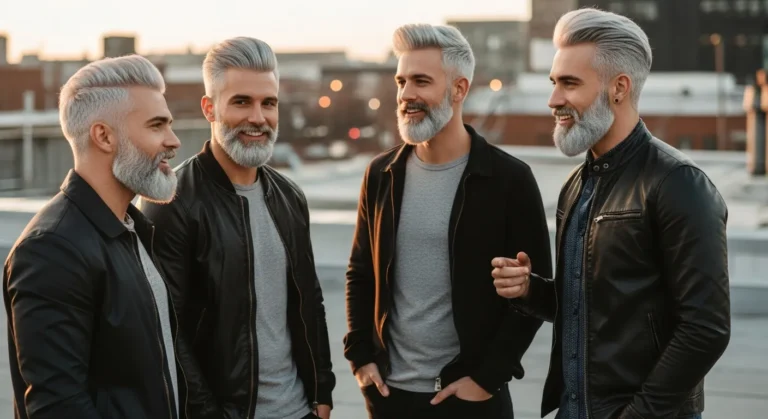 Silver Hairstyles for Men
