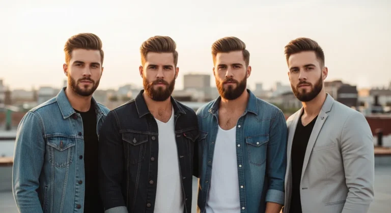 Flow Haircut With Beard