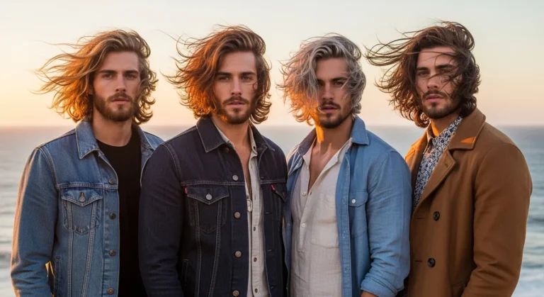 Men’s Balayage Long Hair Ideas