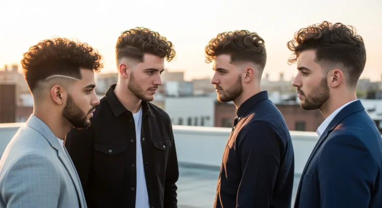 Curly Taper Fade Haircuts